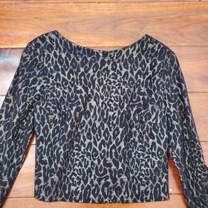 Alice + Olive leapord blouse